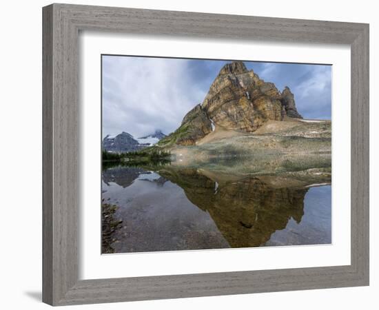 Clouds Moving over Sunburst Lake, Montana Assiniboine Provincial Park-Howie Garber-Framed Photographic Print