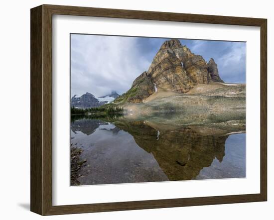 Clouds Moving over Sunburst Lake, Montana Assiniboine Provincial Park-Howie Garber-Framed Photographic Print