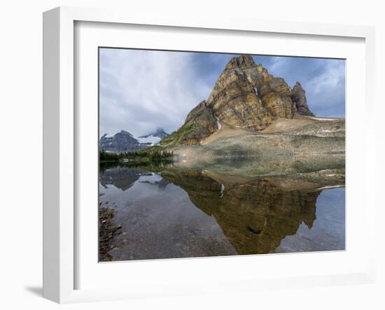 Clouds Moving over Sunburst Lake, Montana Assiniboine Provincial Park-Howie Garber-Framed Photographic Print