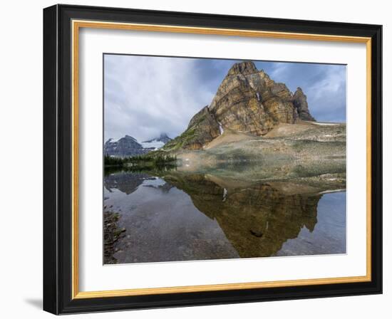 Clouds Moving over Sunburst Lake, Montana Assiniboine Provincial Park-Howie Garber-Framed Photographic Print