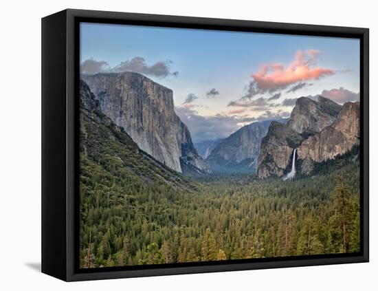 Clouds over a Valley, Yosemite Valley, Yosemite National Park, California, USA-null-Framed Premier Image Canvas