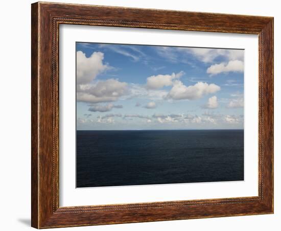 Clouds over Calm Sea-Norbert Schaefer-Framed Photographic Print