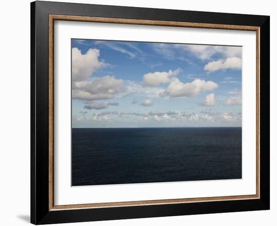 Clouds over Calm Sea-Norbert Schaefer-Framed Photographic Print