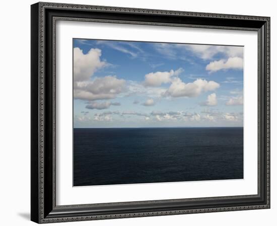 Clouds over Calm Sea-Norbert Schaefer-Framed Photographic Print