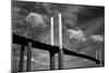 Clouds over Dartford Bridge-Adrian Campfield-Mounted Photographic Print