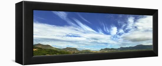 Clouds over landscape, Eastern South Africa Coast, South Africa-Panoramic Images-Framed Premier Image Canvas