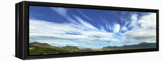 Clouds over landscape, Eastern South Africa Coast, South Africa-Panoramic Images-Framed Premier Image Canvas