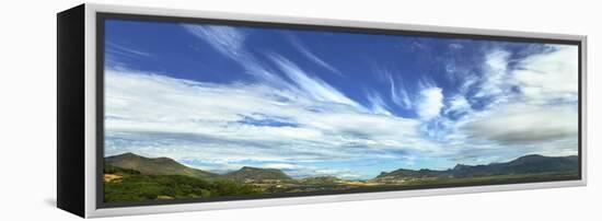Clouds over landscape, Eastern South Africa Coast, South Africa-Panoramic Images-Framed Premier Image Canvas