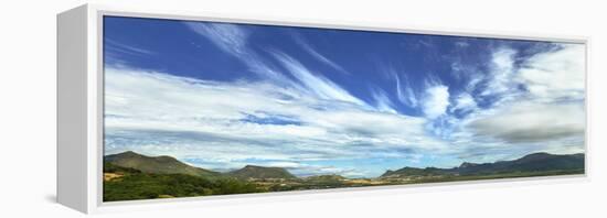 Clouds over landscape, Eastern South Africa Coast, South Africa-Panoramic Images-Framed Premier Image Canvas