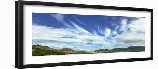 Clouds over landscape, Eastern South Africa Coast, South Africa-Panoramic Images-Framed Photographic Print