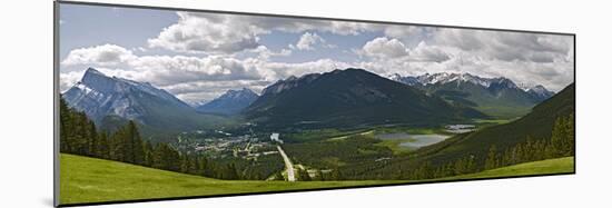 Clouds over Mountains, Banff, Banff National Park, Alberta, Canada-null-Mounted Photographic Print
