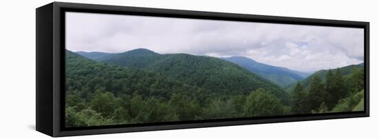 Clouds over Mountains, Blue Ridge Mountains, Asheville, Buncombe County, North Carolina, USA-null-Framed Premier Image Canvas