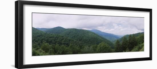 Clouds over Mountains, Blue Ridge Mountains, Asheville, Buncombe County, North Carolina, USA-null-Framed Photographic Print