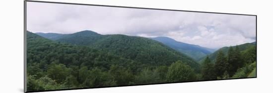 Clouds over Mountains, Blue Ridge Mountains, Asheville, Buncombe County, North Carolina, USA-null-Mounted Photographic Print