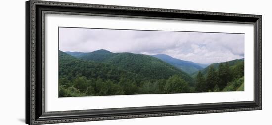 Clouds over Mountains, Blue Ridge Mountains, Asheville, Buncombe County, North Carolina, USA-null-Framed Photographic Print