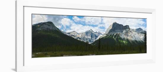 Clouds over Mountains, Emerald Peak, Yoho National Park, Golden, British Columbia, Canada-null-Framed Photographic Print