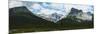 Clouds over Mountains, Emerald Peak, Yoho National Park, Golden, British Columbia, Canada-null-Mounted Photographic Print