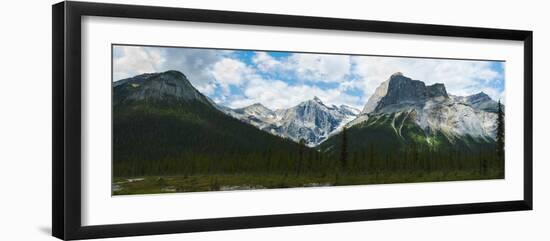 Clouds over Mountains, Emerald Peak, Yoho National Park, Golden, British Columbia, Canada-null-Framed Photographic Print