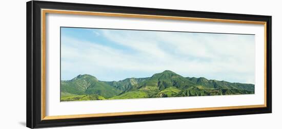 Clouds over Mountains, Los Padre National Forest, California, USA-null-Framed Photographic Print