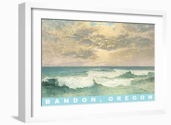 Clouds over Ocean, Bandon, Oregon-null-Framed Art Print