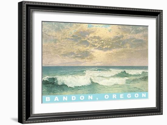 Clouds over Ocean, Bandon, Oregon-null-Framed Art Print