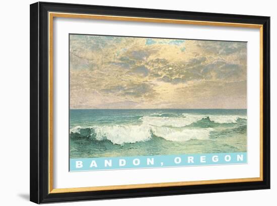 Clouds over Ocean, Bandon, Oregon-null-Framed Art Print