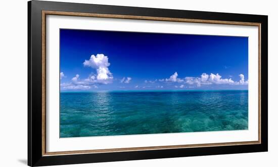 Clouds over Pacific Ocean, Bora Bora, Leeward Islands, Society Islands, French Polynesia-null-Framed Photographic Print