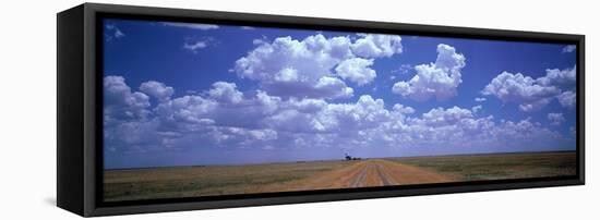 Clouds over Prairie Amarillo Tx-null-Framed Stretched Canvas