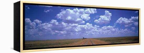 Clouds over Prairie Amarillo Tx-null-Framed Stretched Canvas