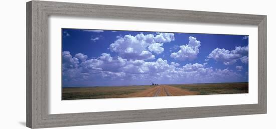 Clouds over Prairie Amarillo Tx-null-Framed Photographic Print