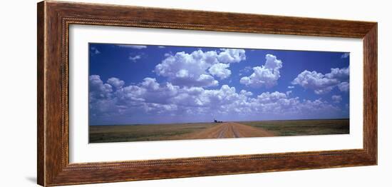 Clouds over Prairie Amarillo Tx-null-Framed Photographic Print