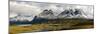 Clouds over Snowcapped Mountain, Grand Paine, Mt Almirante Nieto-null-Mounted Photographic Print