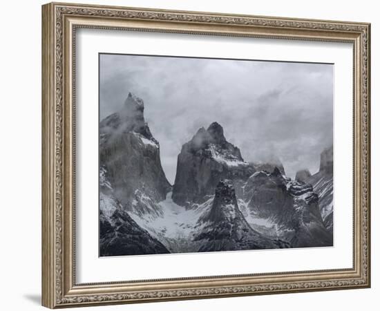 Clouds Over Snowcapped Mountains-null-Framed Photographic Print