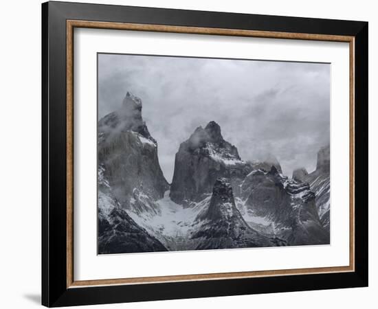 Clouds Over Snowcapped Mountains-null-Framed Photographic Print