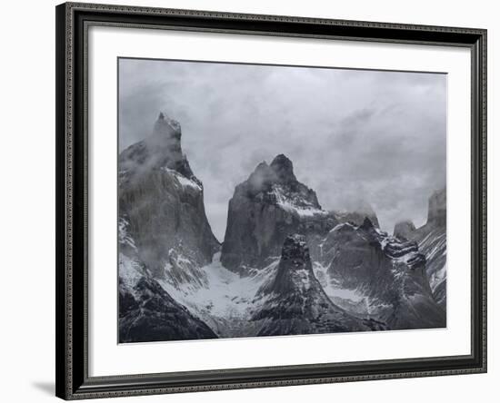 Clouds Over Snowcapped Mountains-null-Framed Photographic Print