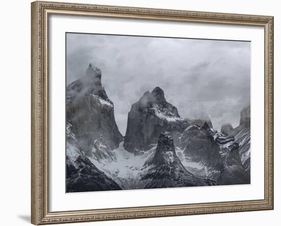 Clouds Over Snowcapped Mountains-null-Framed Photographic Print