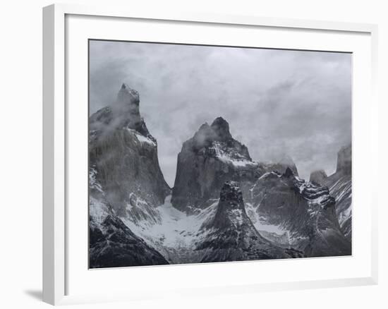 Clouds Over Snowcapped Mountains-null-Framed Photographic Print