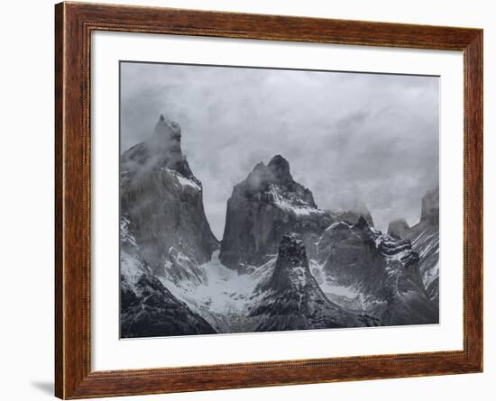 Clouds Over Snowcapped Mountains-null-Framed Photographic Print