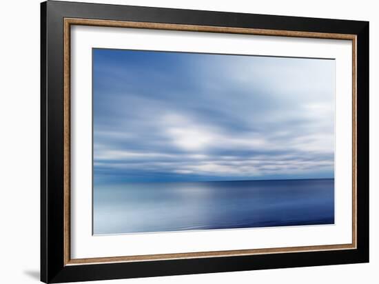 Clouds over the Atlantic Ocean, Wallis Sands SP in Rye, New Hampshire-Jerry & Marcy Monkman-Framed Photographic Print