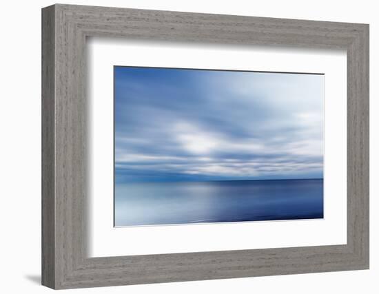 Clouds over the Atlantic Ocean, Wallis Sands SP in Rye, New Hampshire-Jerry & Marcy Monkman-Framed Photographic Print