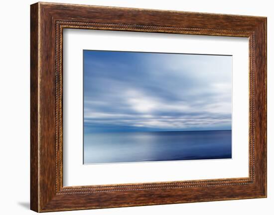 Clouds over the Atlantic Ocean, Wallis Sands SP in Rye, New Hampshire-Jerry & Marcy Monkman-Framed Photographic Print