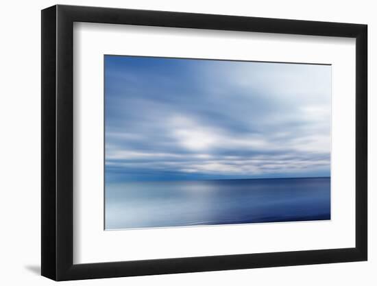 Clouds over the Atlantic Ocean, Wallis Sands SP in Rye, New Hampshire-Jerry & Marcy Monkman-Framed Photographic Print