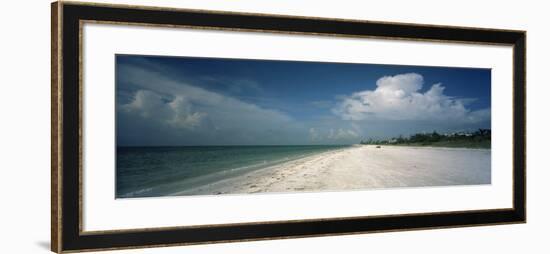 Clouds over the Beach, Lighthouse Beach, Sanibel Island, Fort Myers, Florida, USA-null-Framed Photographic Print