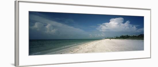 Clouds over the Beach, Lighthouse Beach, Sanibel Island, Fort Myers, Florida, USA-null-Framed Photographic Print