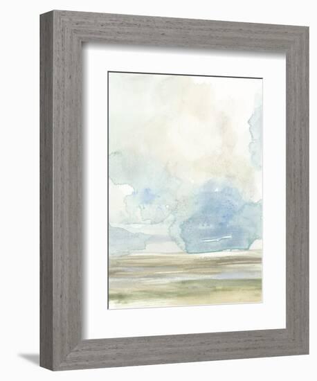 Clouds over the Marsh I-Jennifer Goldberger-Framed Art Print