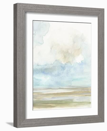 Clouds over the Marsh II-Jennifer Goldberger-Framed Art Print