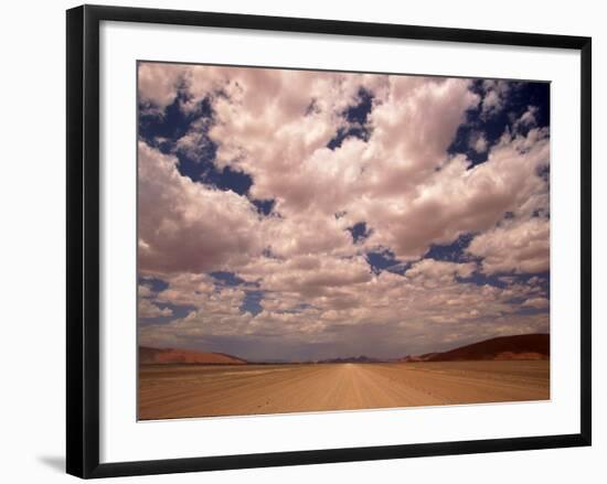 Clouds Over the Namib Desert, Namibia-Walter Bibikow-Framed Photographic Print