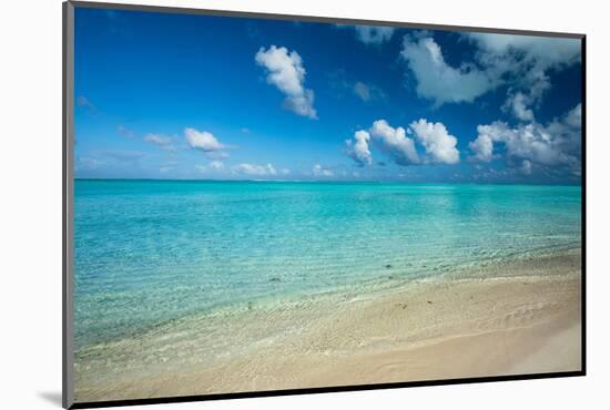 Clouds over the Pacific Ocean, Bora Bora, Society Islands, French Polynesia-null-Mounted Photographic Print