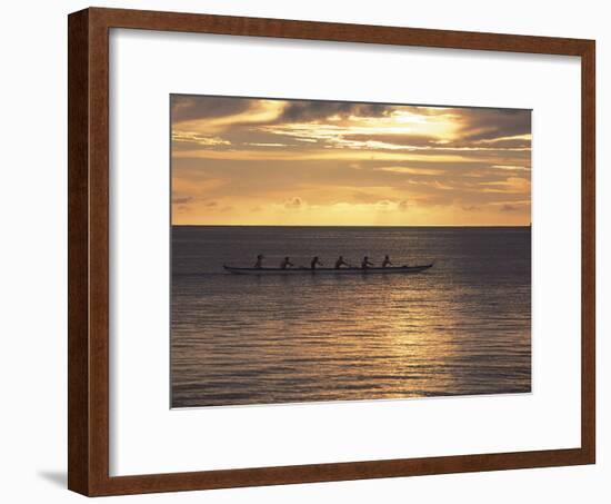 Clouds over the Sea During Sunset-null-Framed Photographic Print