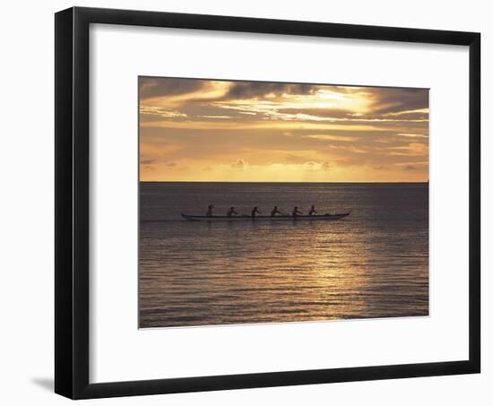 Clouds over the Sea During Sunset-null-Framed Photographic Print
